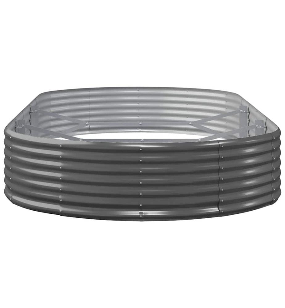 Lit surélevé de jardin Acier galvanisé Anthracite
