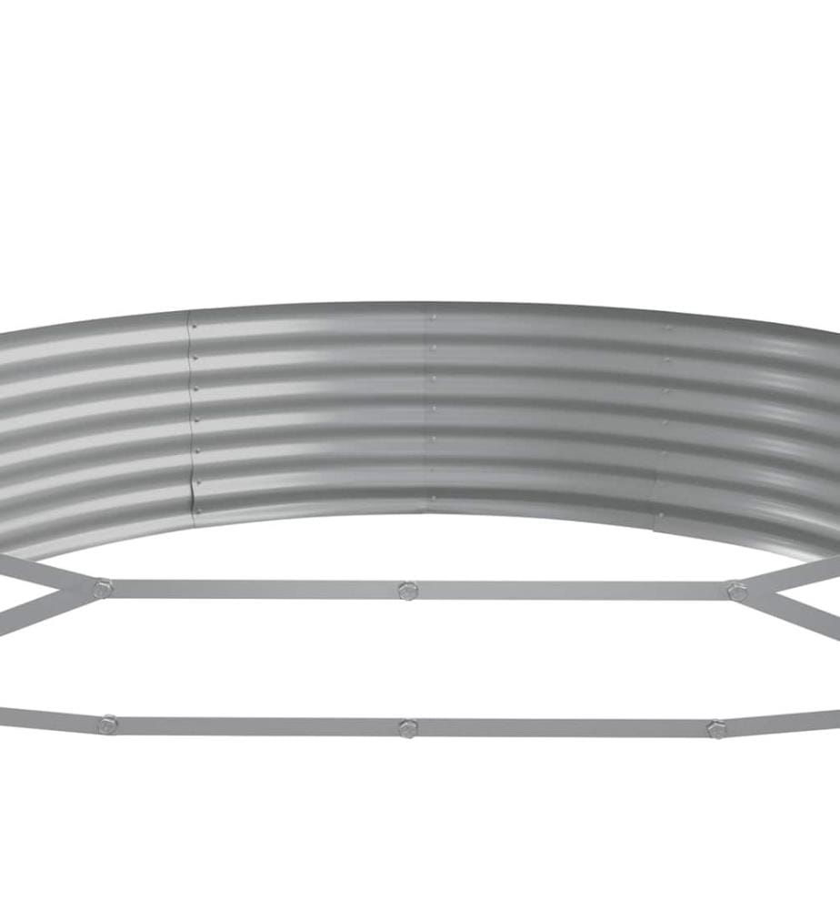 Lit surélevé de jardin Acier galvanisé Anthracite
