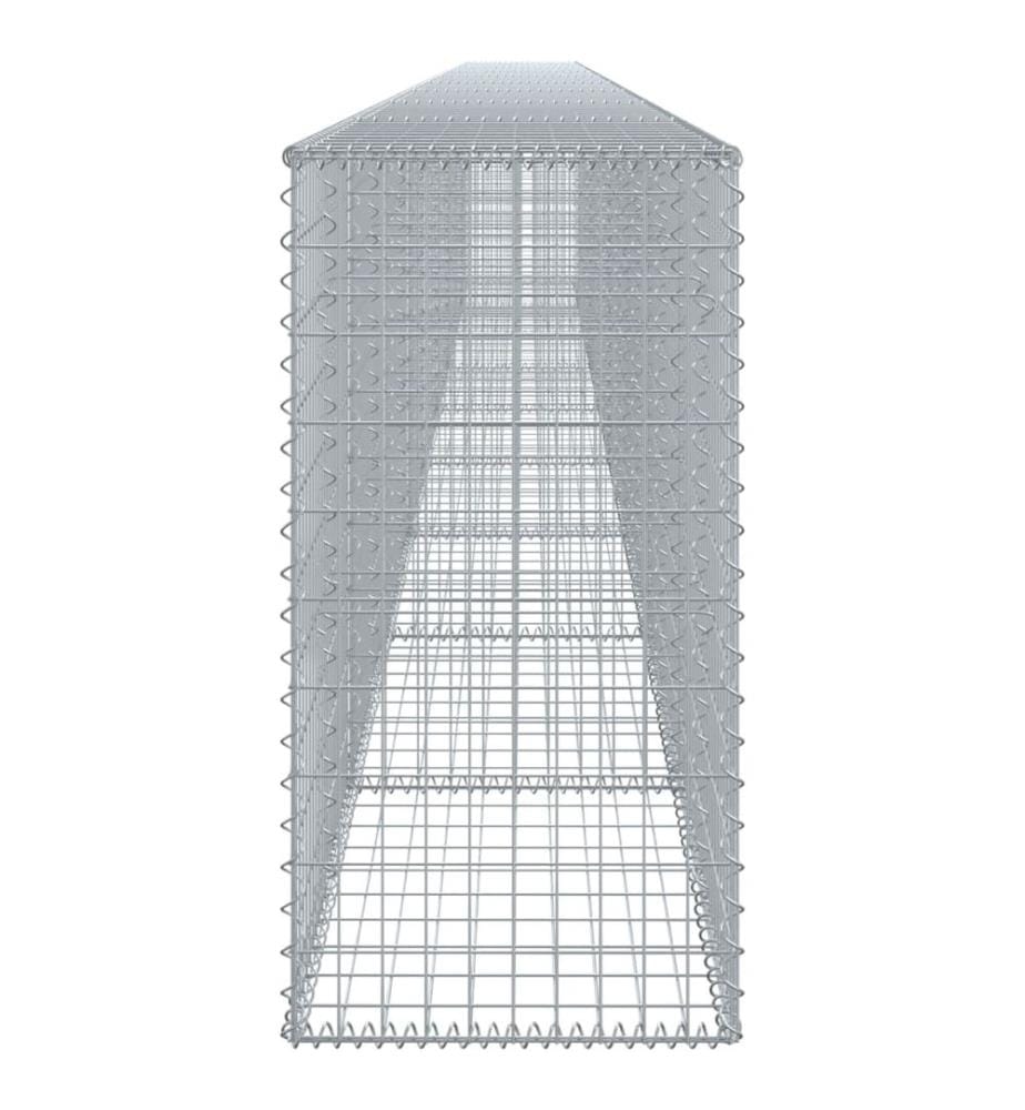 Panier gabion avec couvercle 900x50x100 cm fer galvanisé