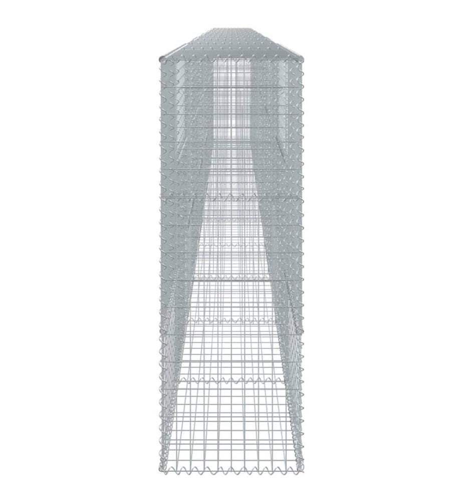 Panier gabion avec couvercle 1100x50x150 cm fer galvanisé