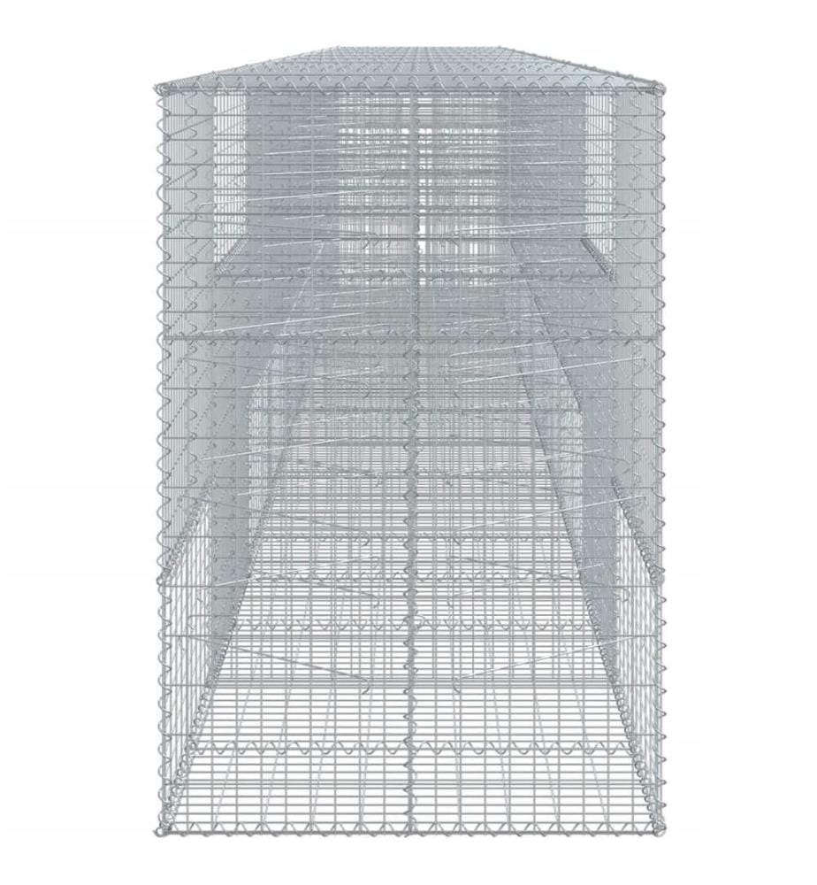 Panier gabion avec couvercle 900x100x150 cm fer galvanisé