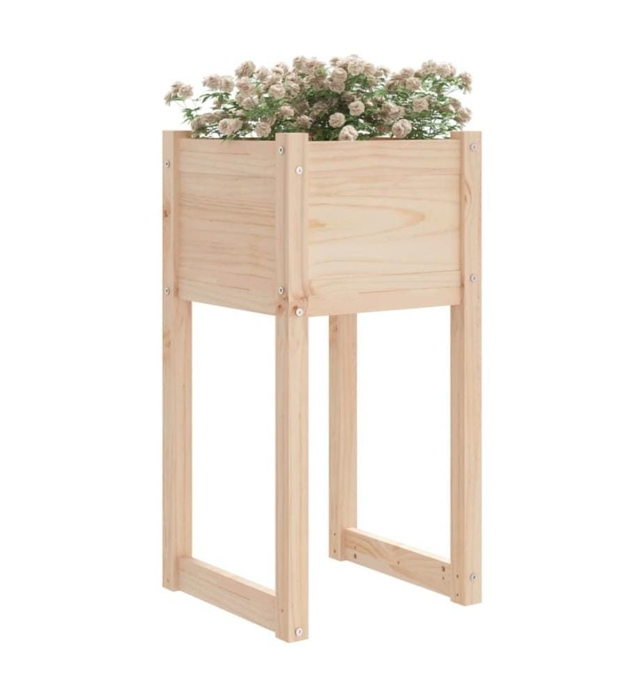 Jardinière 40x40x81 cm Bois massif de pin
