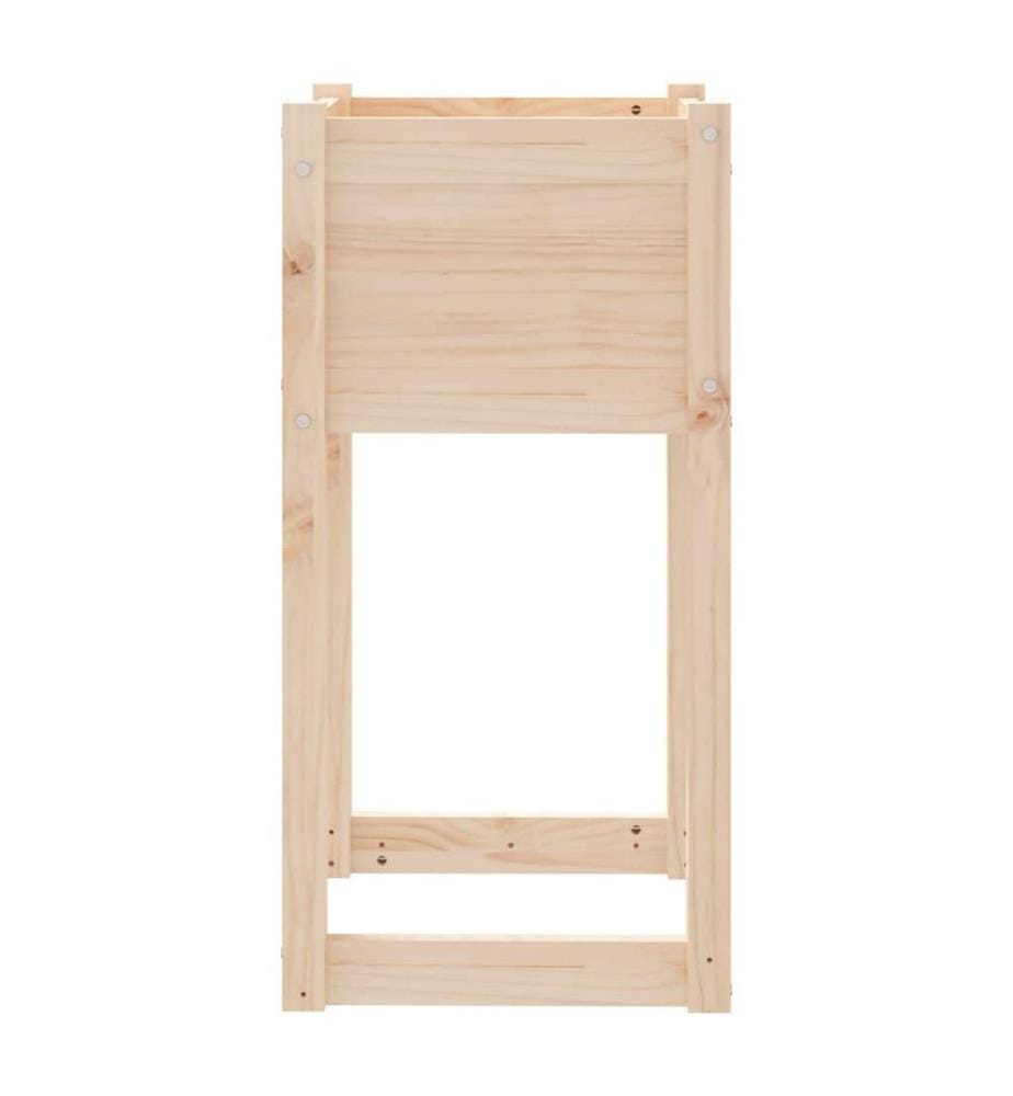 Jardinière 40x40x81 cm Bois massif de pin