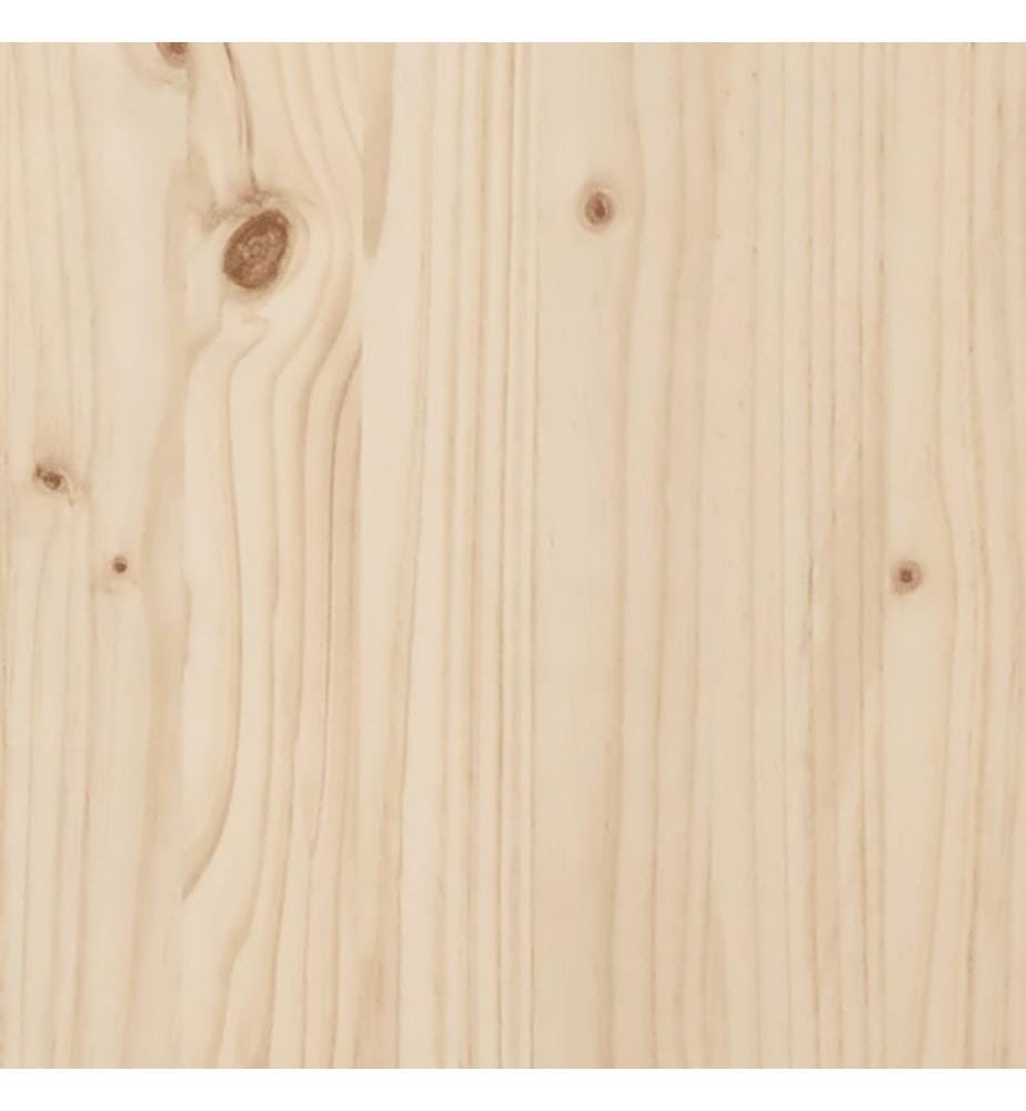 Jardinière 83x83x27 cm Bois massif de pin