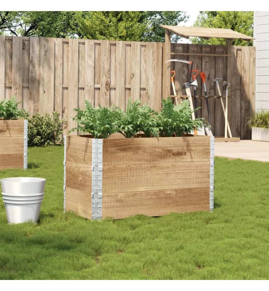 vidaXL Jardinière 100x50 cm bois de pin massif