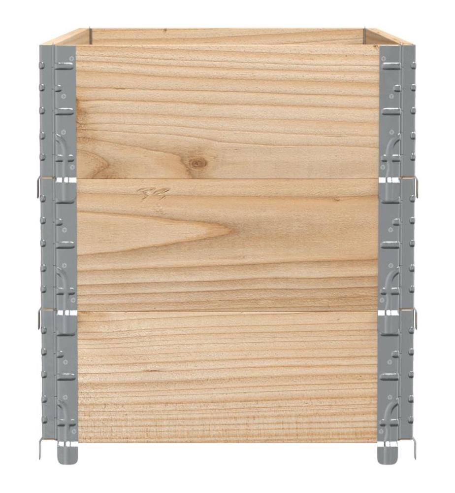 vidaXL Jardinière 100x50 cm bois de pin massif