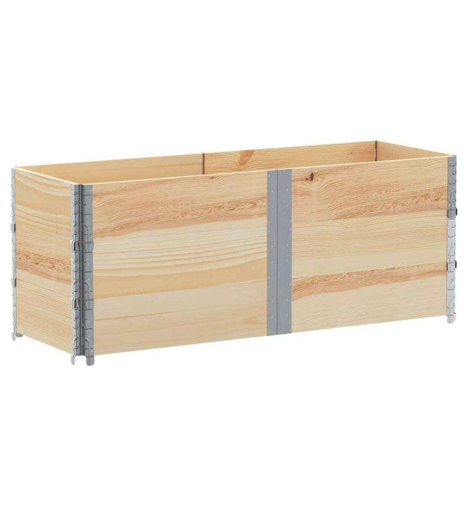 vidaXL Jardinière 150x50 cm bois de pin massif