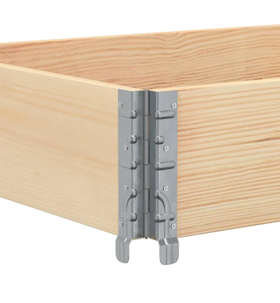 vidaXL Jardinière 80x60 cm bois de pin massif
