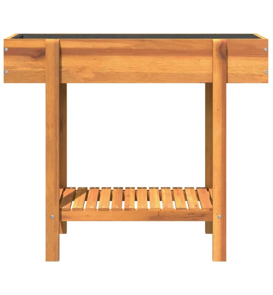 vidaXL Lit surélevé de jardin 90x30x75 cm bois massif acacia