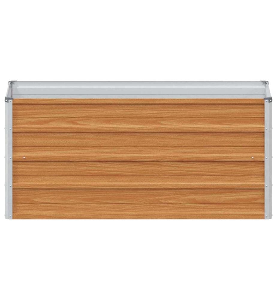 vidaXL Jardinière surélevée Marron Clair 100 x 40 x 45 cm