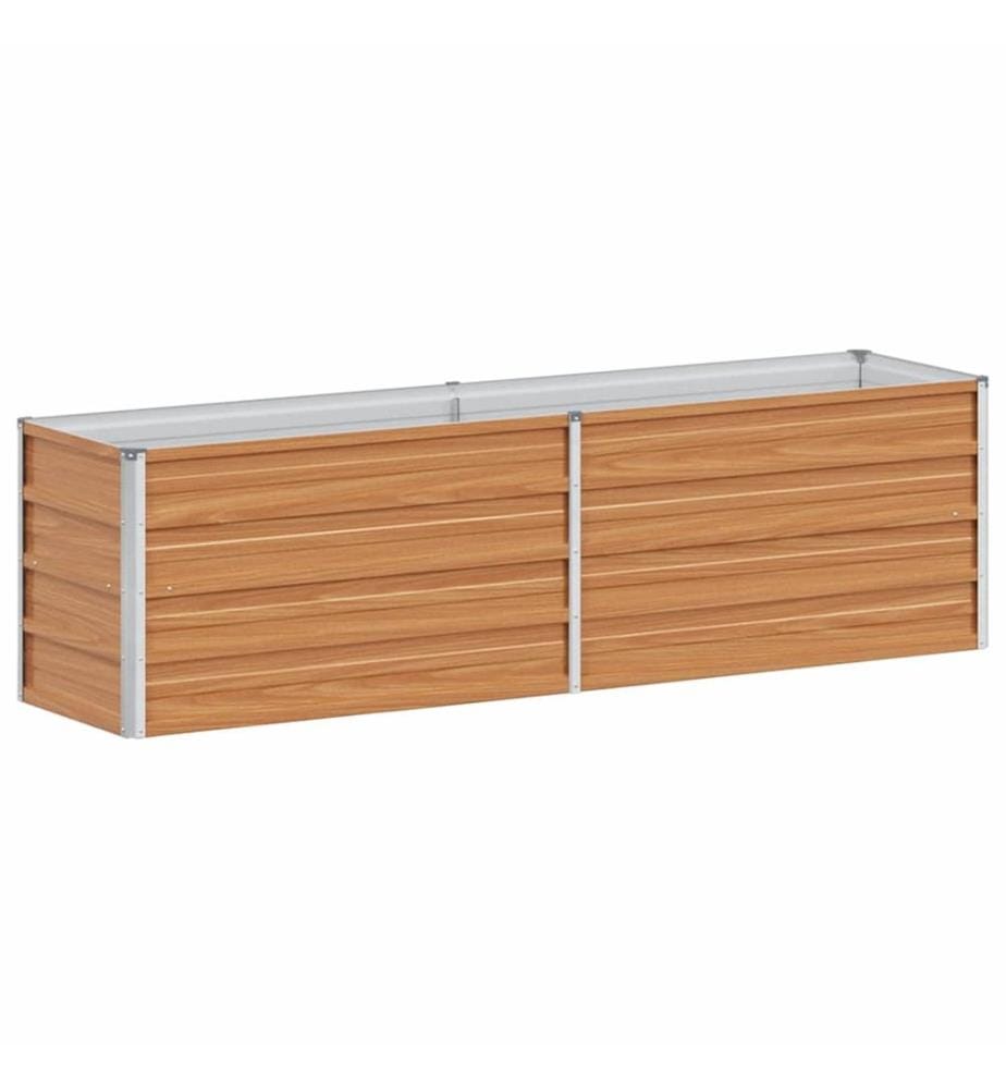 vidaXL Jardinière surélevée Marron Clair 160 x 40 x 45 cm