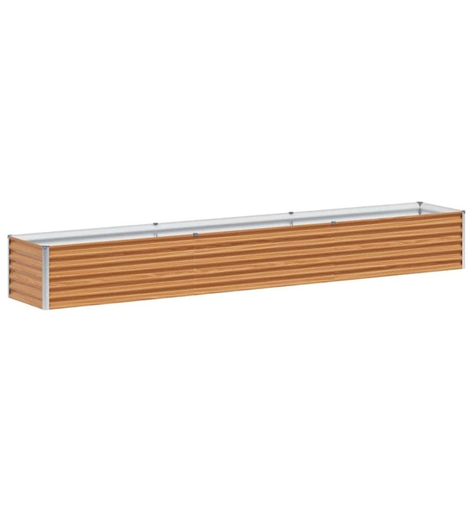 vidaXL Jardinière surélevée 290 x 50 x 36 cm Acier galvanisé