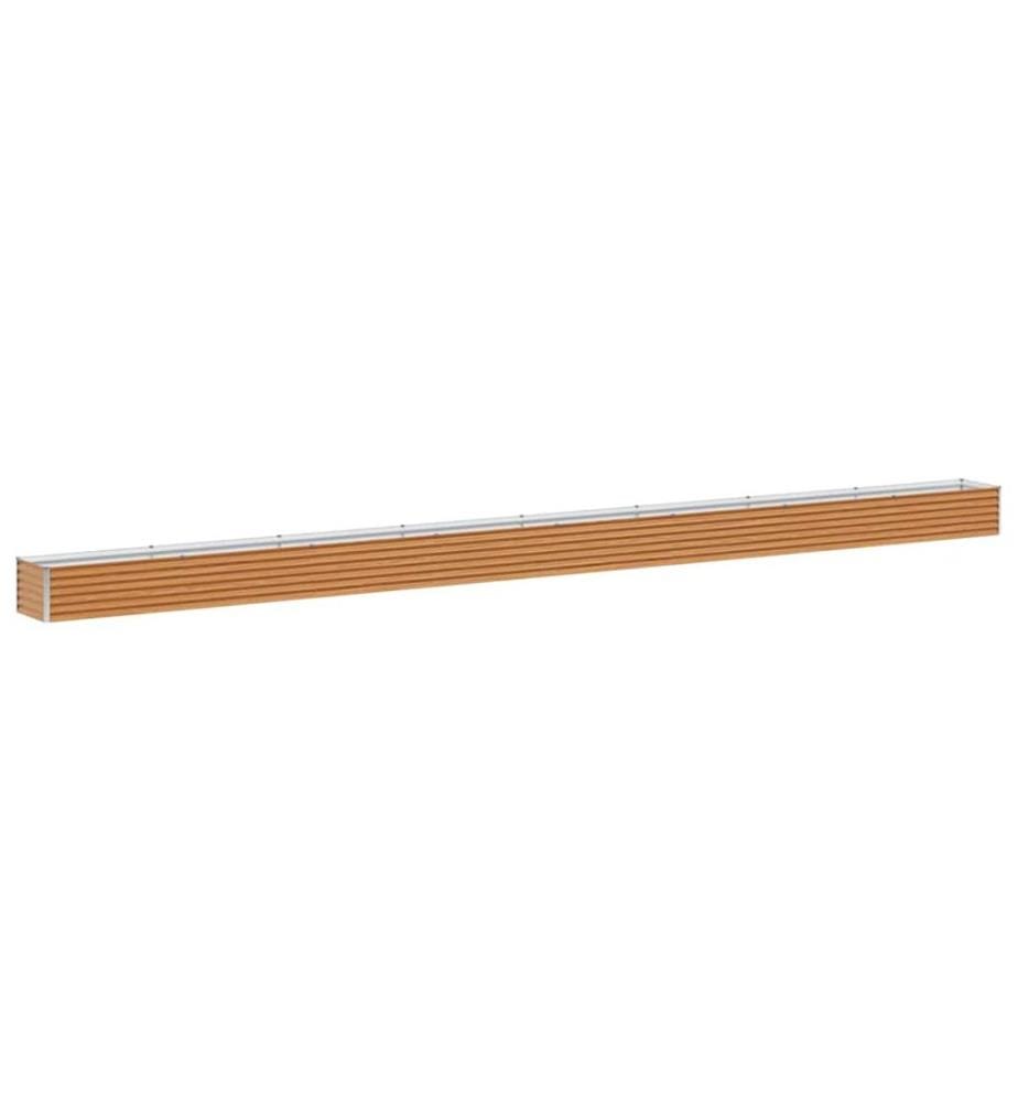 vidaXL Jardinière surélevée 775 x 50 x 36 cm Acier galvanisé