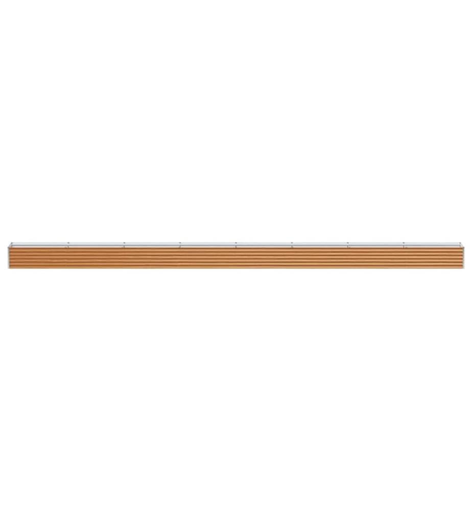 vidaXL Jardinière surélevée 775 x 50 x 36 cm Acier galvanisé