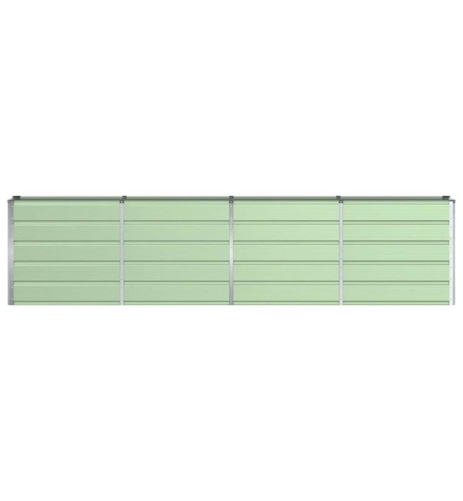 vidaXL Jardinière Vert 320 x 40 x 75 cm Acier