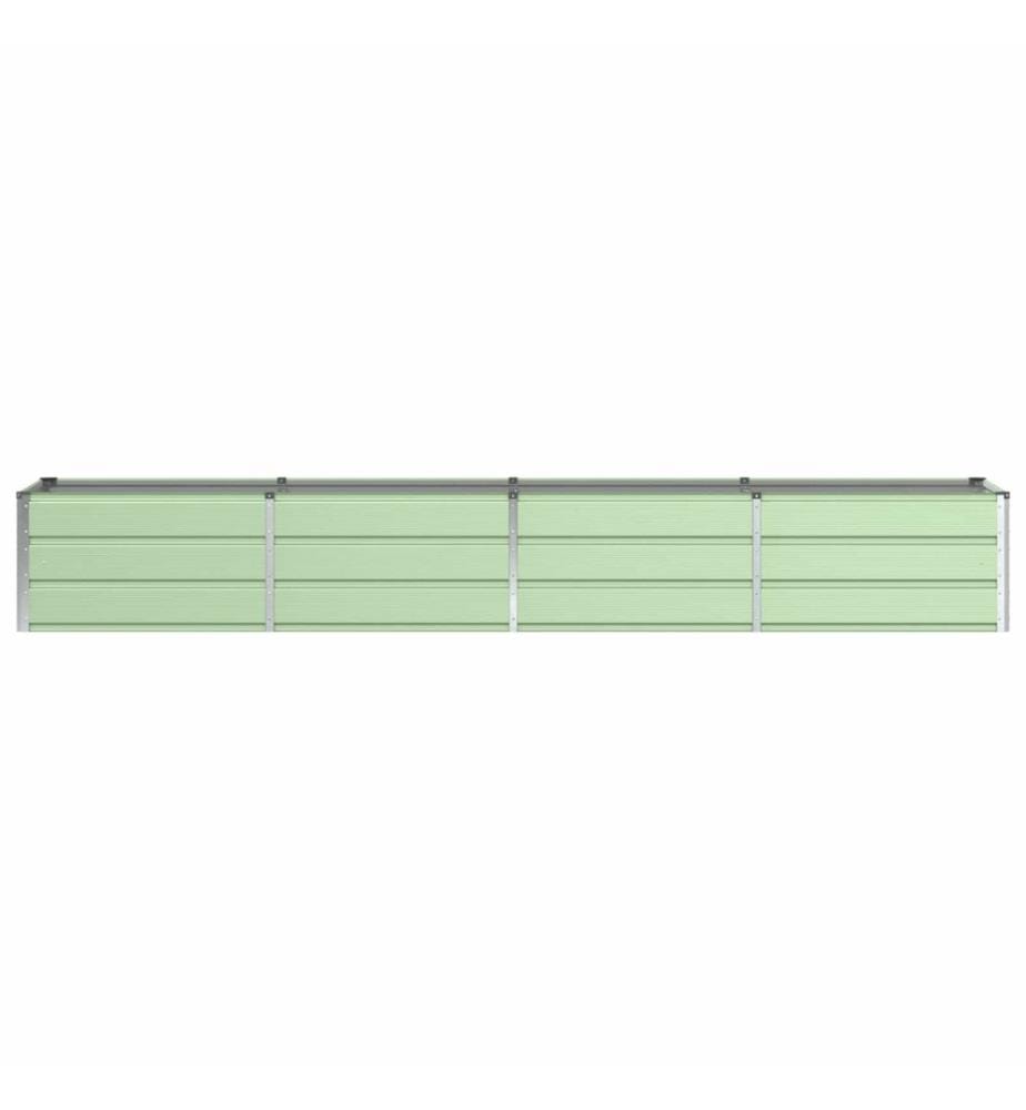 vidaXL Jardinière Vert 320 x 80 x 45 cm Acier