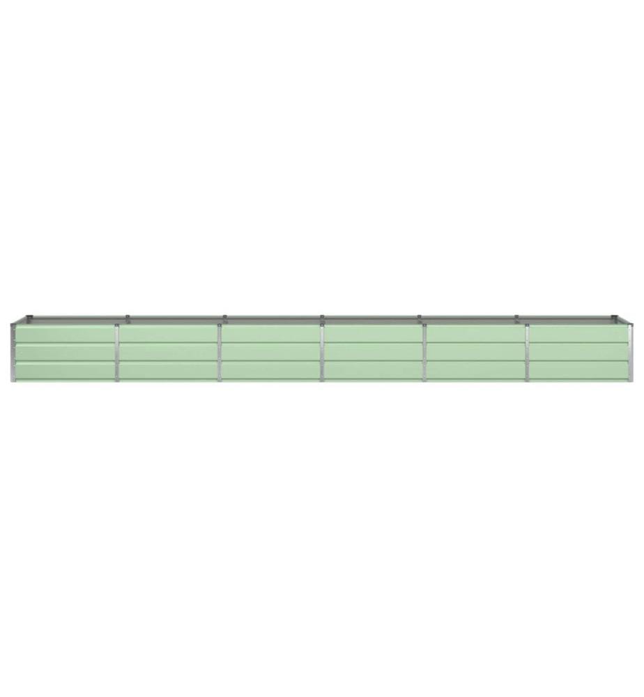 vidaXL Jardinière Vert 480 x 80 x 45 cm Acier