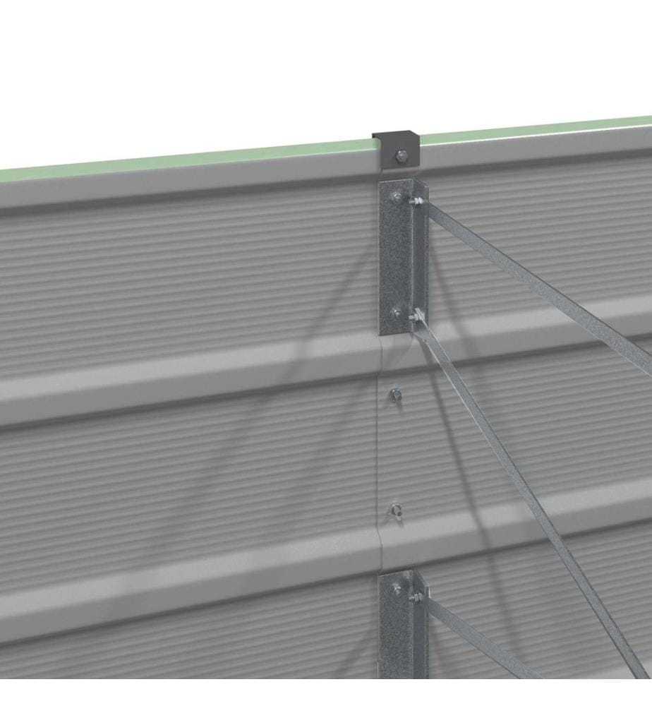 vidaXL Jardinière Vert 480 x 80 x 45 cm Acier