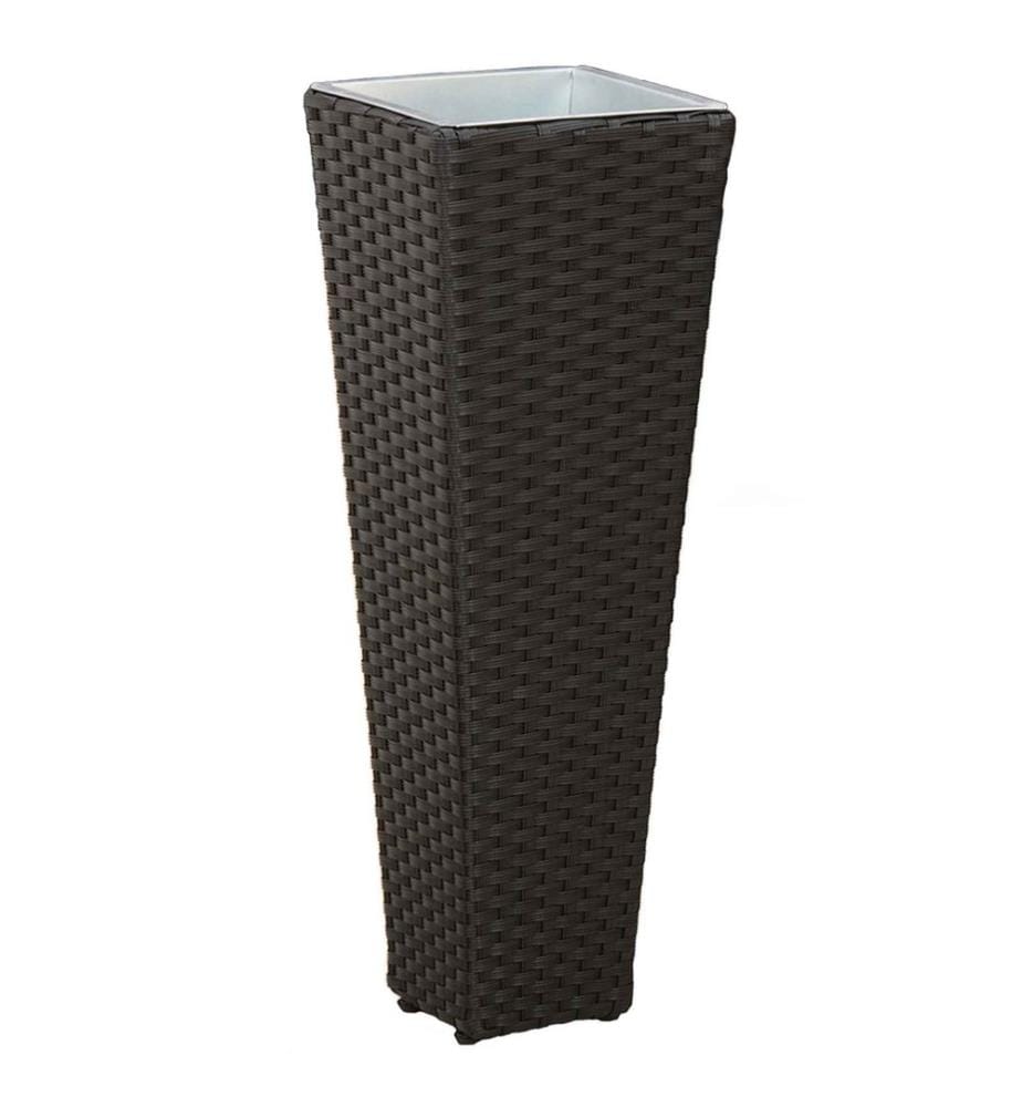 vidaXL Ensemble d'extérieur 3 pcs Noir Mét??