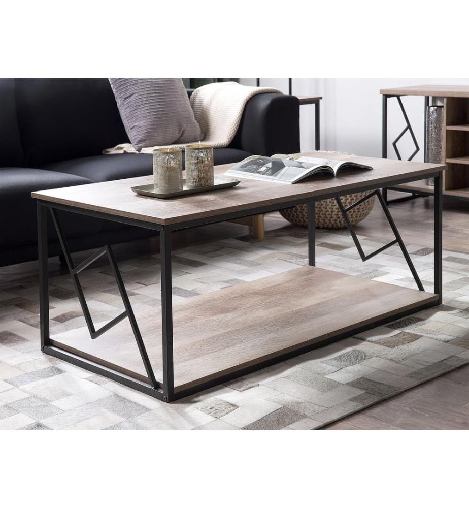 Couchtisch FORRES Braun / Schwarz