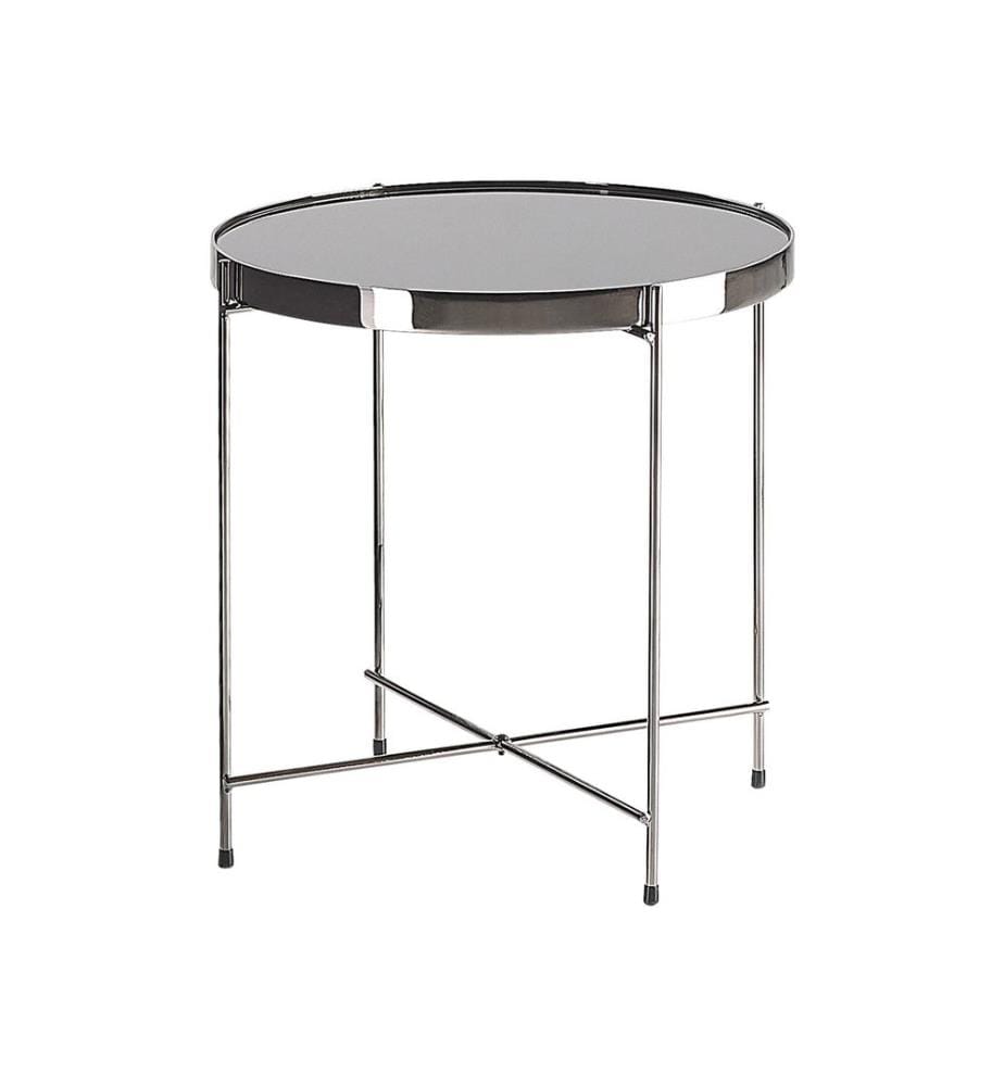 Table d'appoint LUCEA Verre de sécurité Argenté