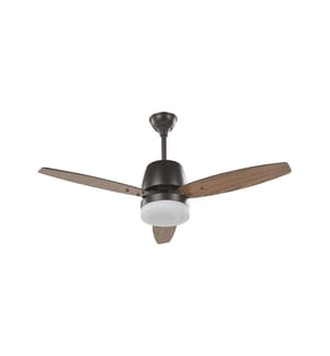 Ventilatore a soffitto con luce MLAVA con telecomando LED Marrone