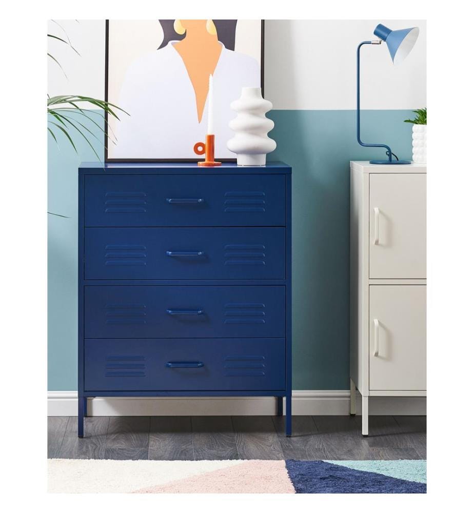 Kommode ENAGO Metall Marineblau