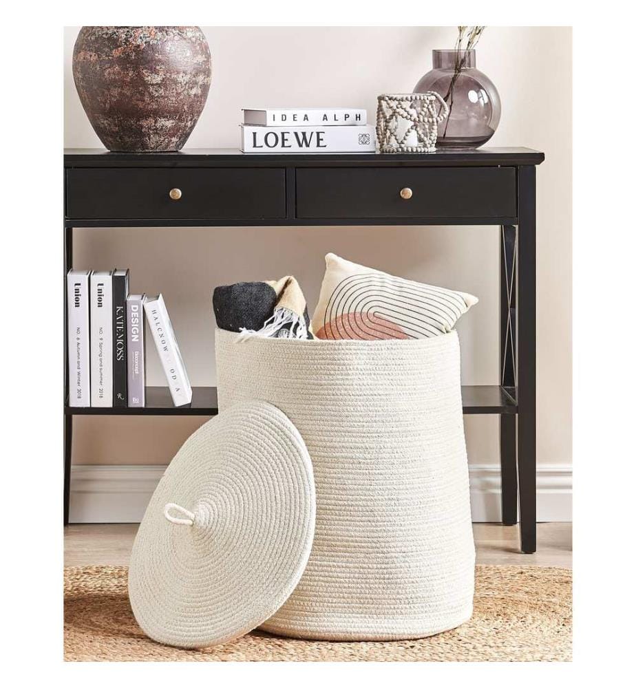 Panier SILOPI Coton Blanc cassé