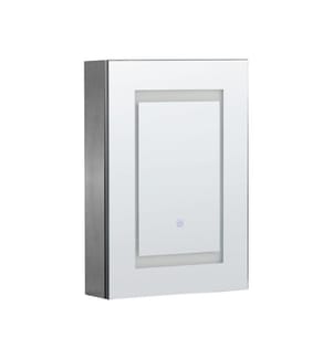 Armoire de toilette murale LED MALASPINA 40 cm 60 cm Noir