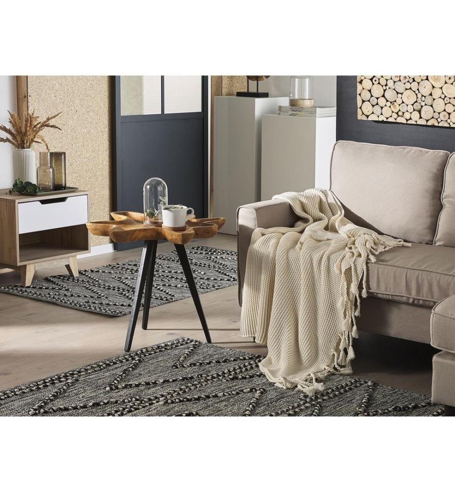 Table d'appoint ELSA Teck Marron