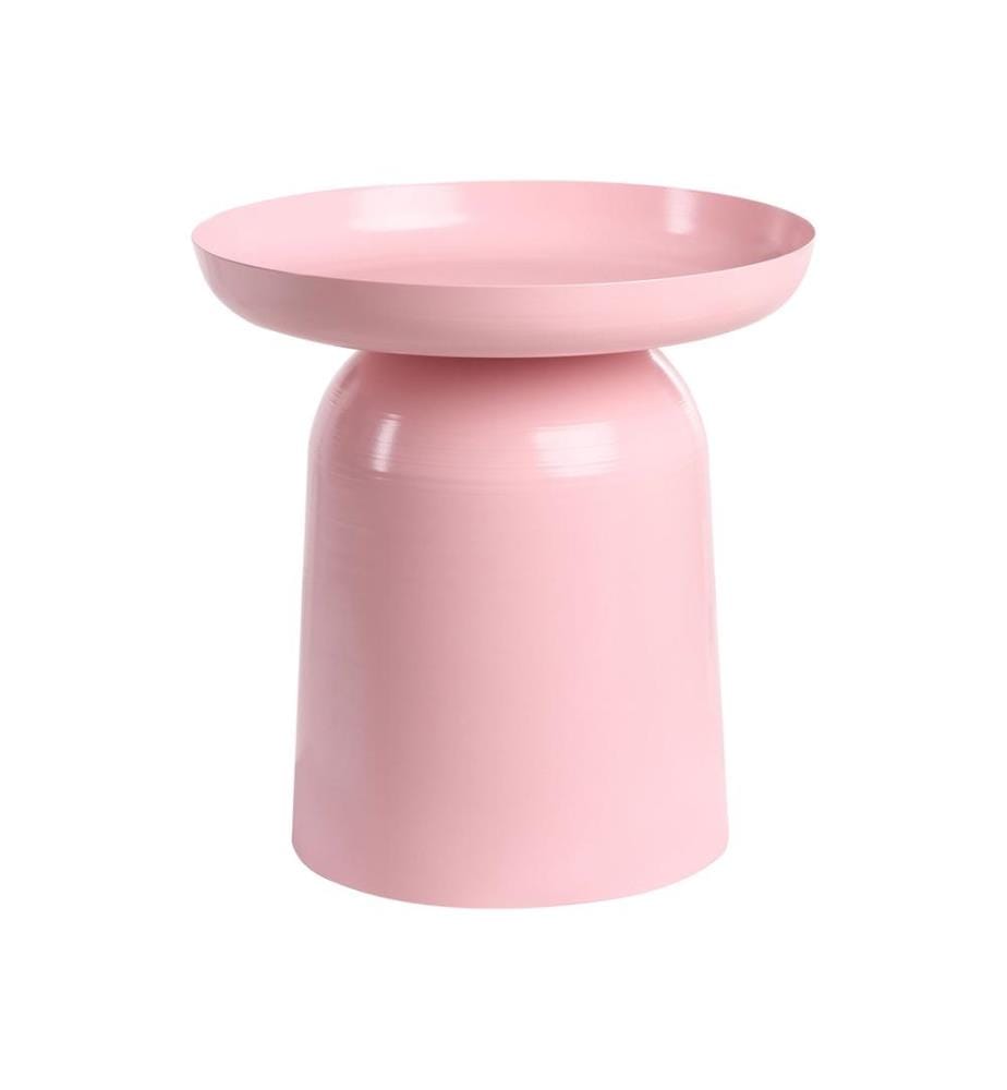 Table d'appoint TORRENS Métal Rose pastel