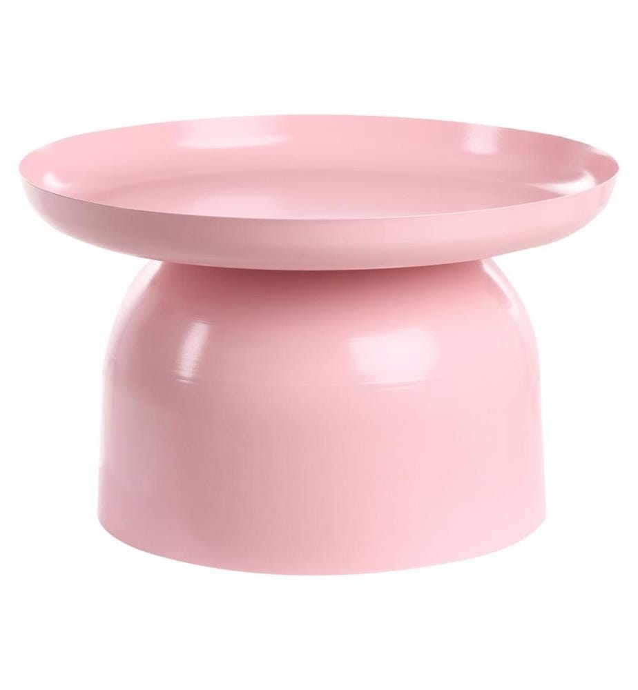Table basse TORRENS Métal Rose pastel