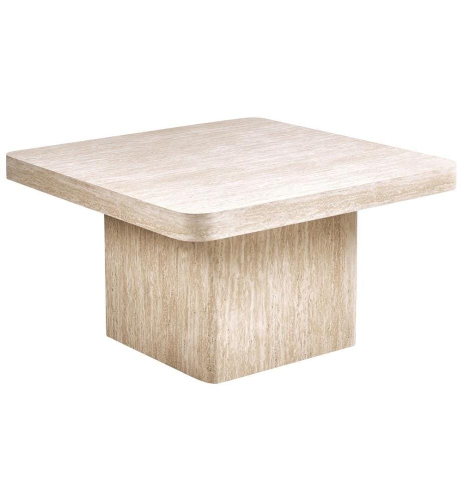 Table basse DUSON Effet travertin