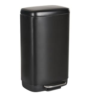 Tretmülleimer 30 L ECOCOLLECT Metall Schwarz