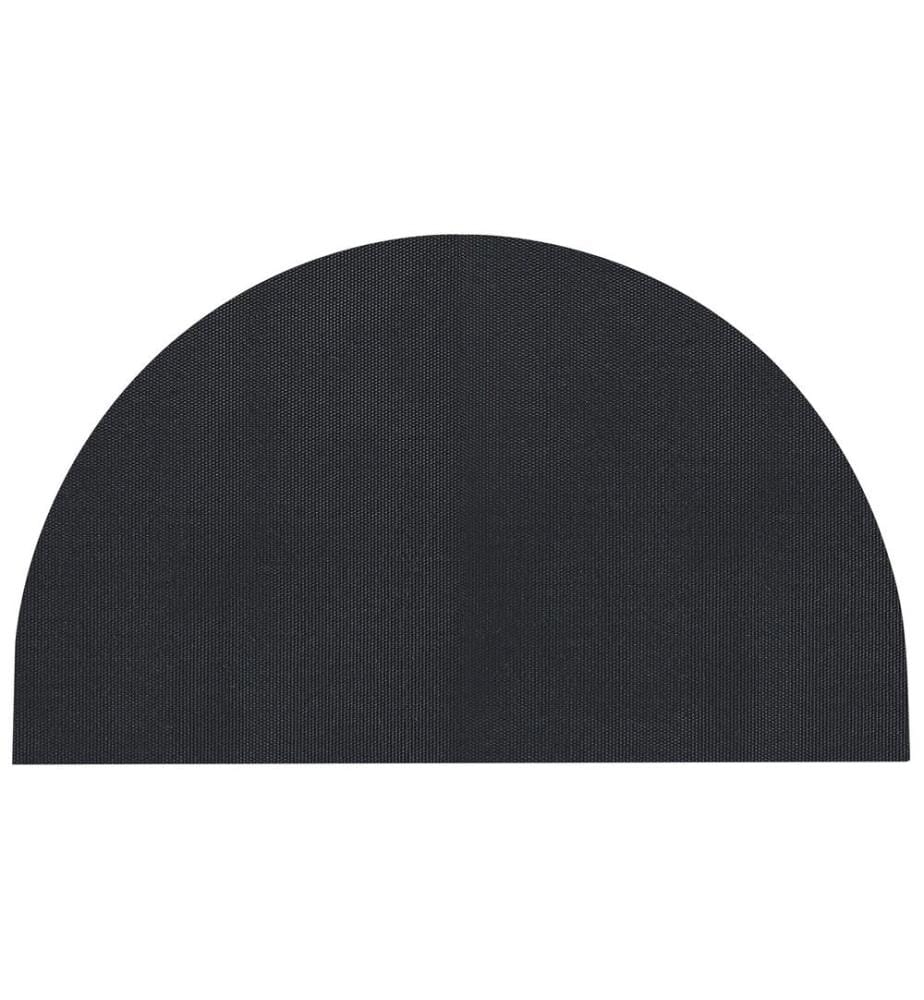 Fussmatte BUHI Schwarz 45 x 75 cm Schriftzug Kokosfasern
