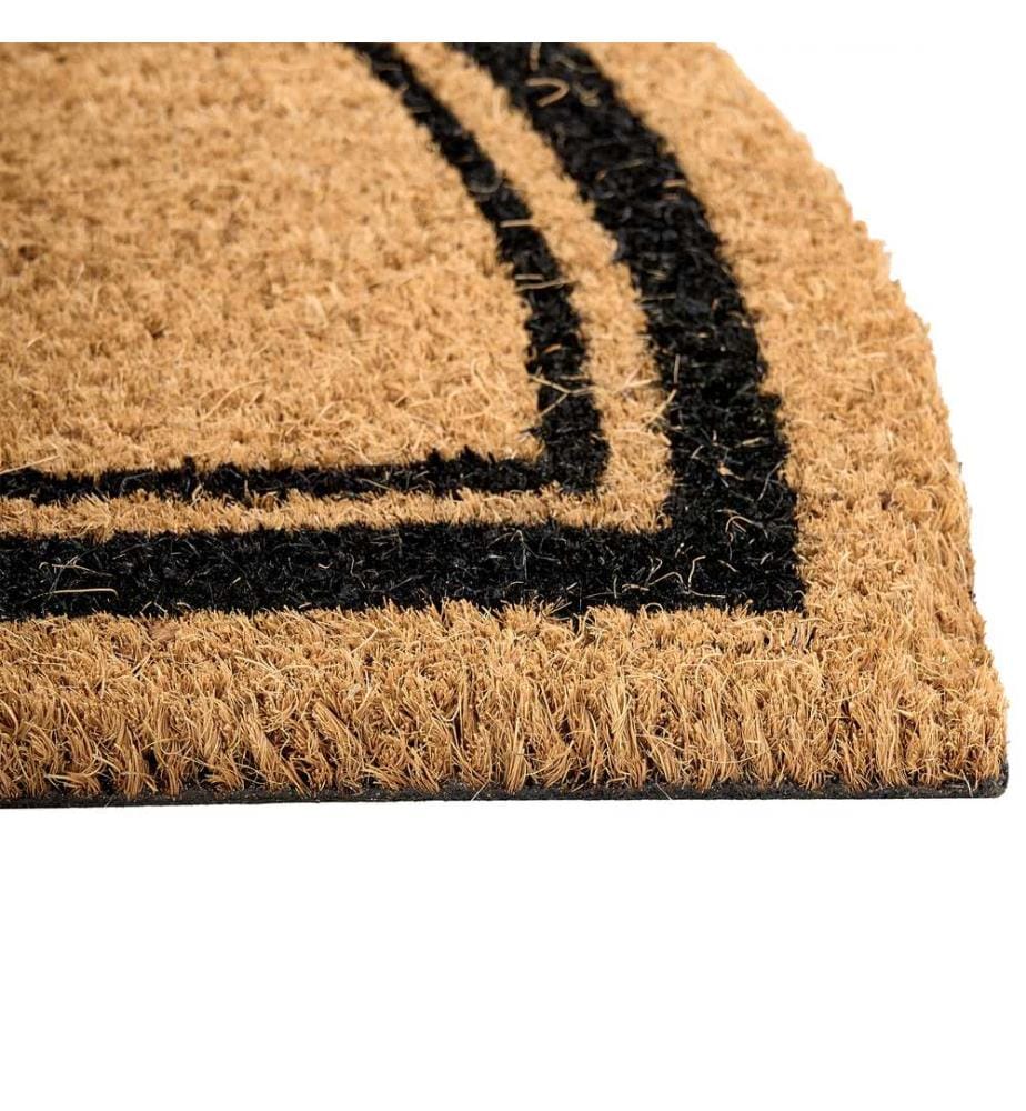 Fussmatte DALAHICAN Naturfarben 45 x 75 cm Kokosfasern