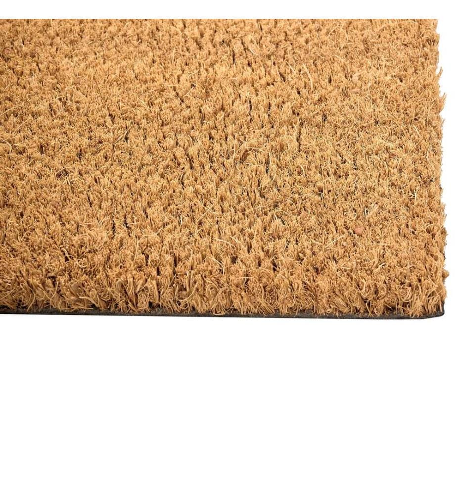 Doormat CALIBATO Natural 60 x 90 cm Text Coir