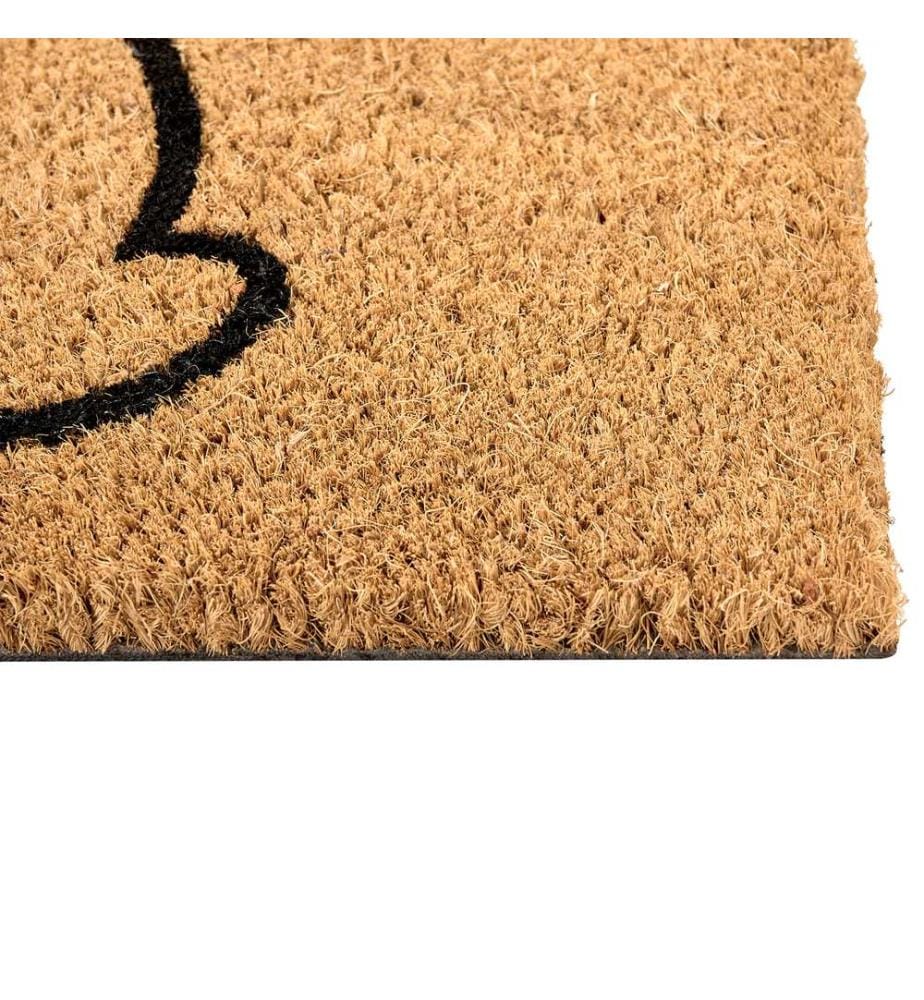 Doormat LINGAYEN Natural 55 x 120 cm Rabbit Coir