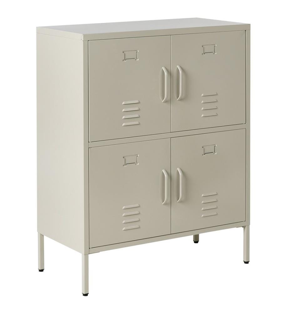 Storage Unit HOLBECK Metal Light Beige