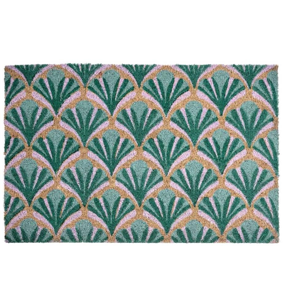 Fussmatte TATALIK Grün 40 x 60 cm Kokosfasern