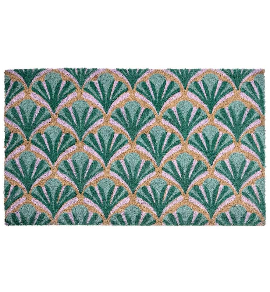Fussmatte TATALIK Grün 45 x 75 cm Kokosfasern