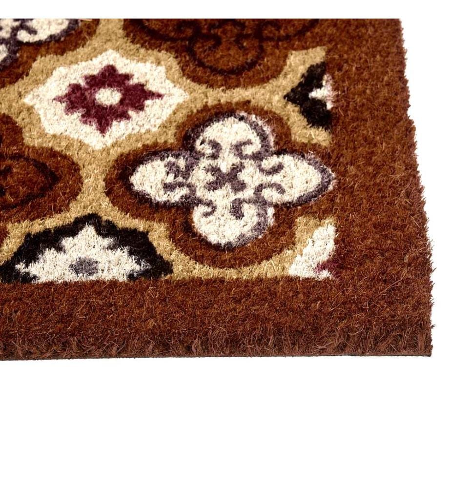 Fussmatte SELETNA Braun 45 x 75 cm Kokosfasern