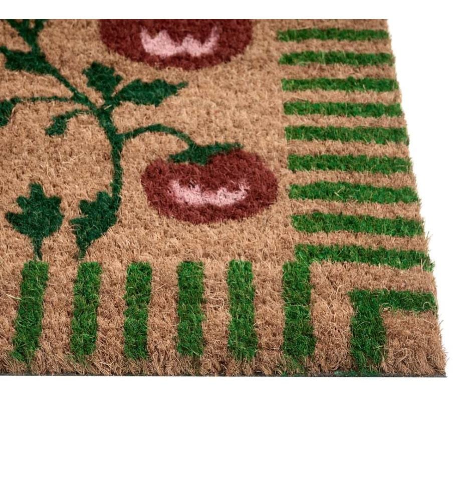Fussmatte KNIK Naturfarben 45 x 75 cm Tomate Kokosfasern