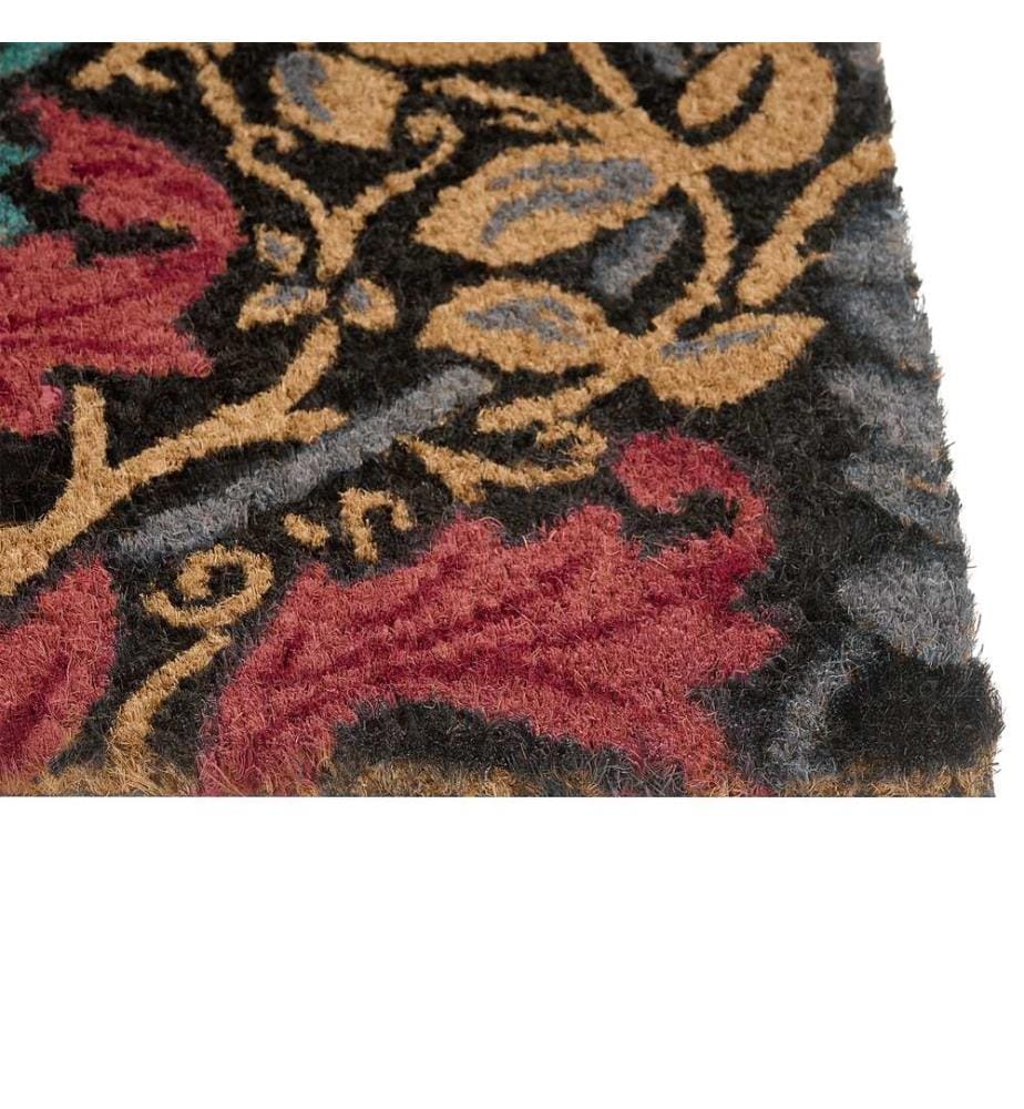 Fussmatte ILLIAMNA Bunt 50 x 80 cm Blume Kokosfasern