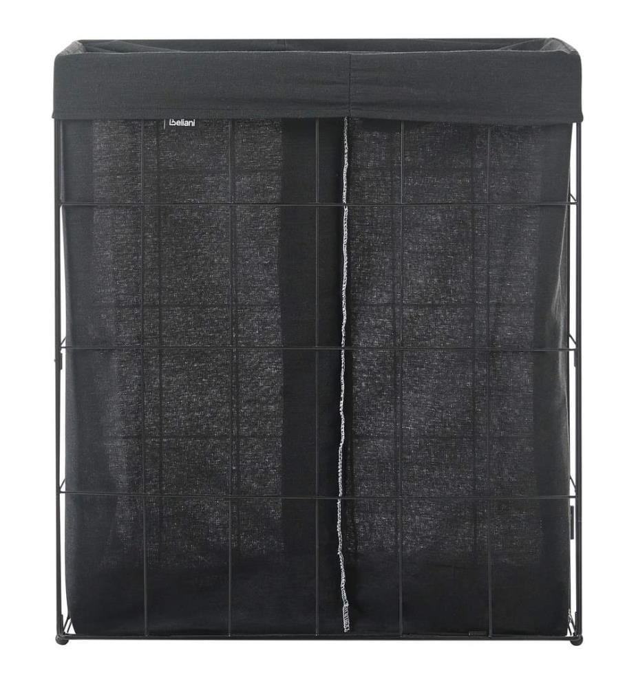Cesto per la biancheria CULPINA Metallo Nero 100 L