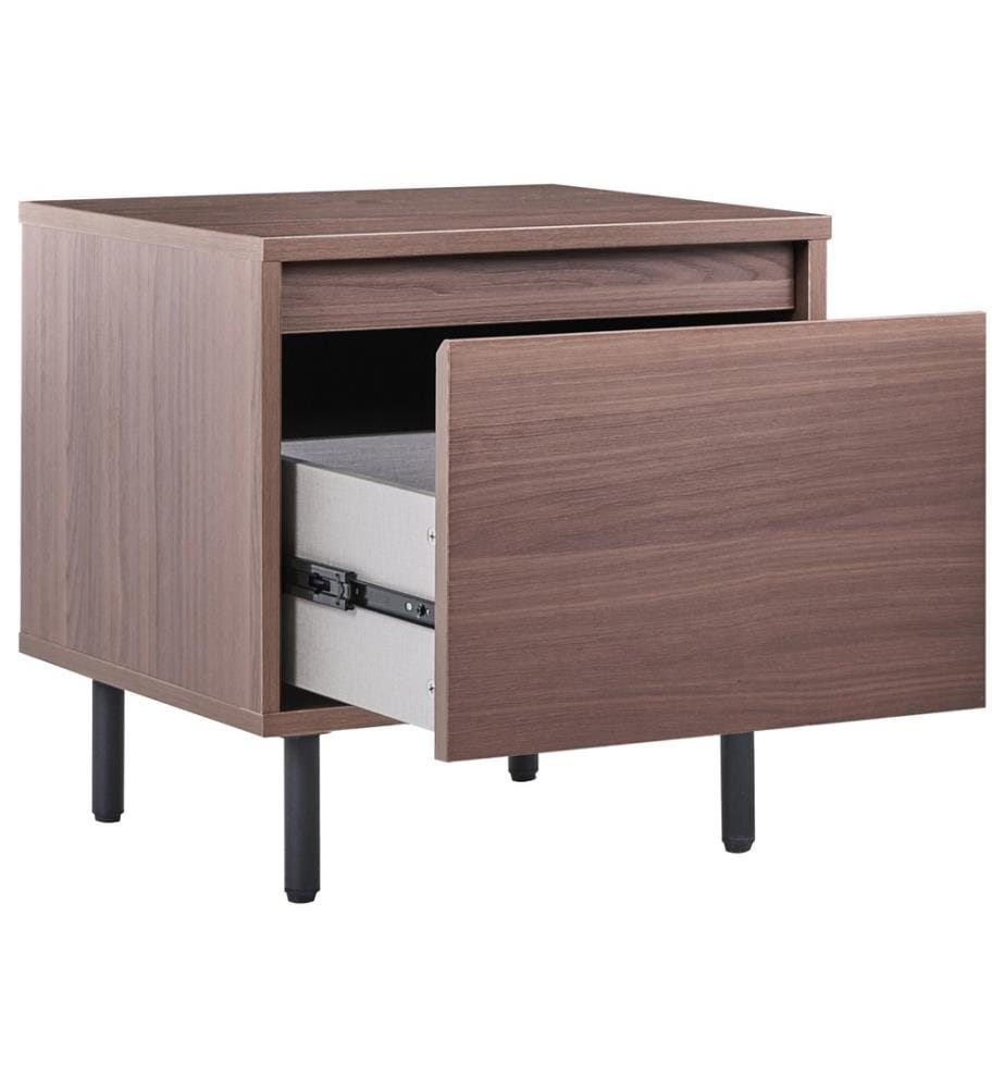 Comodino 1 cassetto NIKEA Marrone scuro