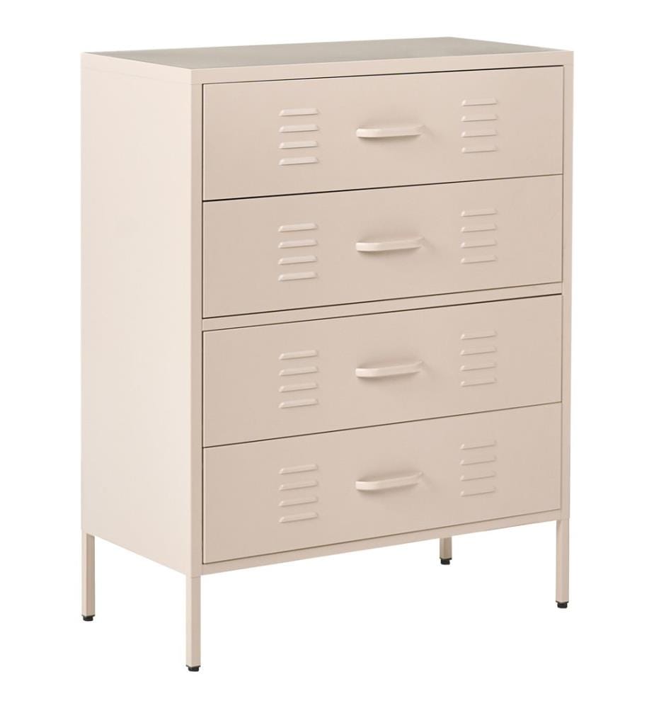 Cassettiera ENAGO Metallo Beige chiaro