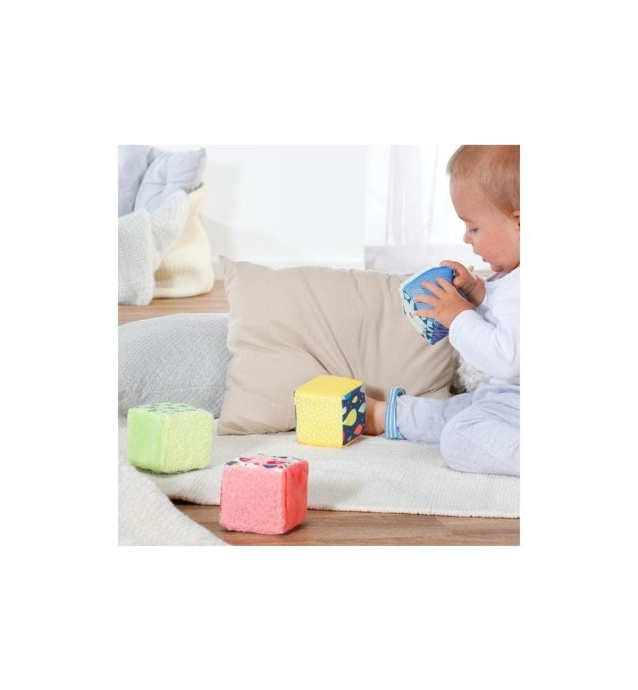 FEHN - Jouets d'occupation Cube de jeu Lot de 4