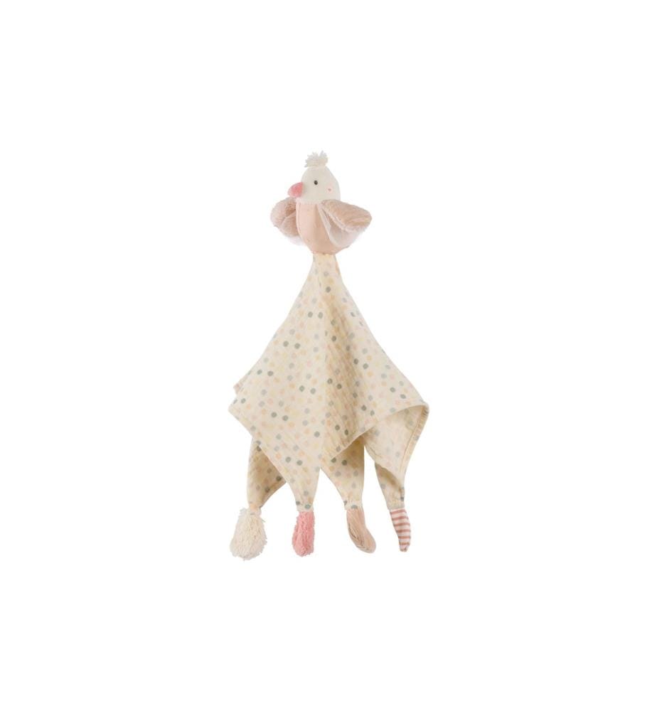 FEHN - Doudou Mousseline Oiseau