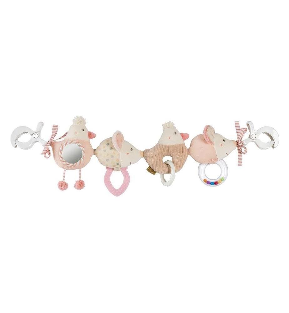 FEHN - Chaîne de poussettes rose/beige